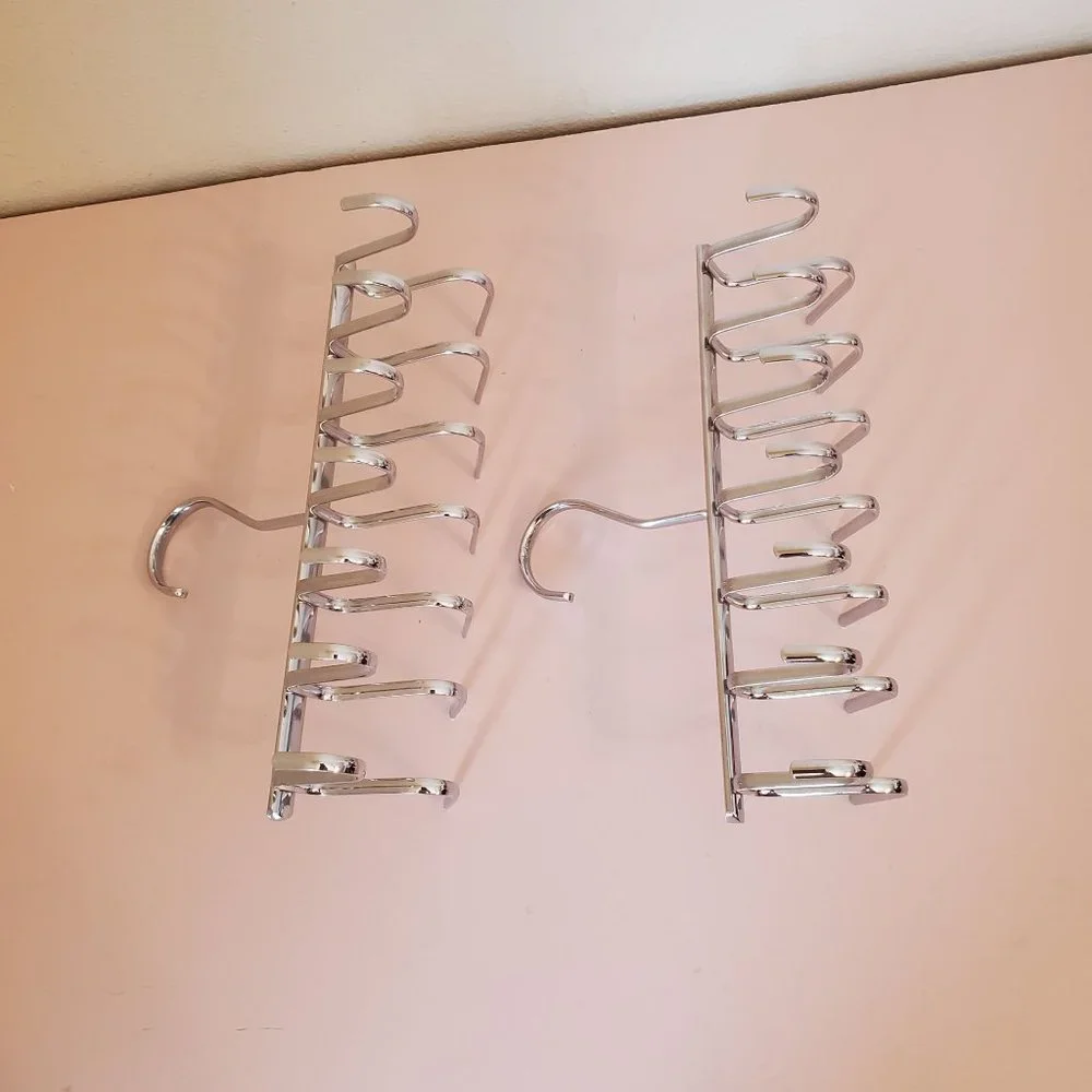 2 Tie Scarf Hat‎ Cap Closey Hangers Organizers Heavy Duty Metal Holds 28